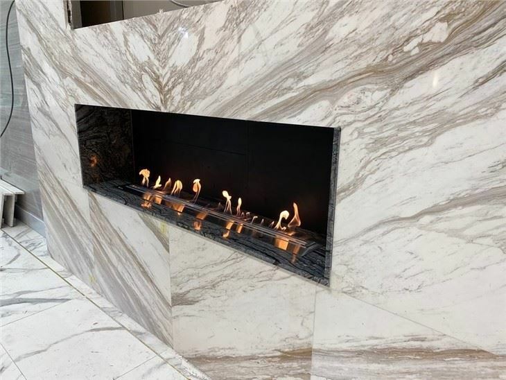 Ignis Smart Bio-Ethanol Cassette Fire in contemporary living room