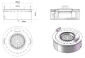 Ignis Smart Round Electric Fire dimensions and installation specifications
