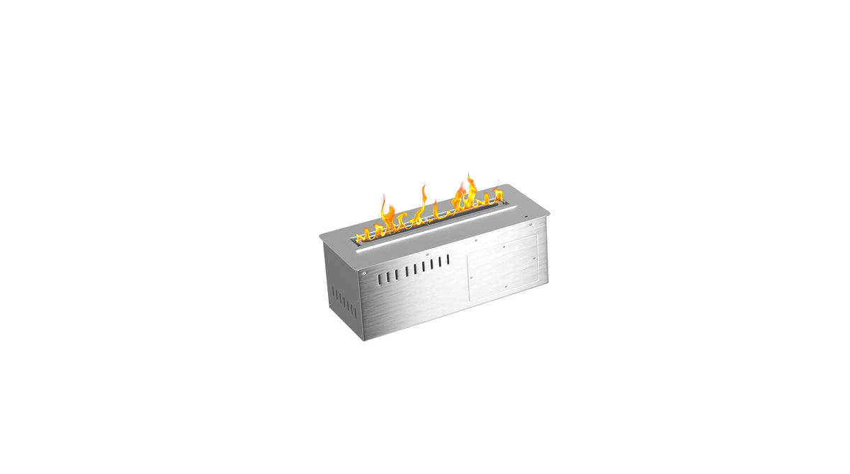 Ignis Smart Bio-Ethanol Cassette Fire 18 inch Brushed Stainless Steel