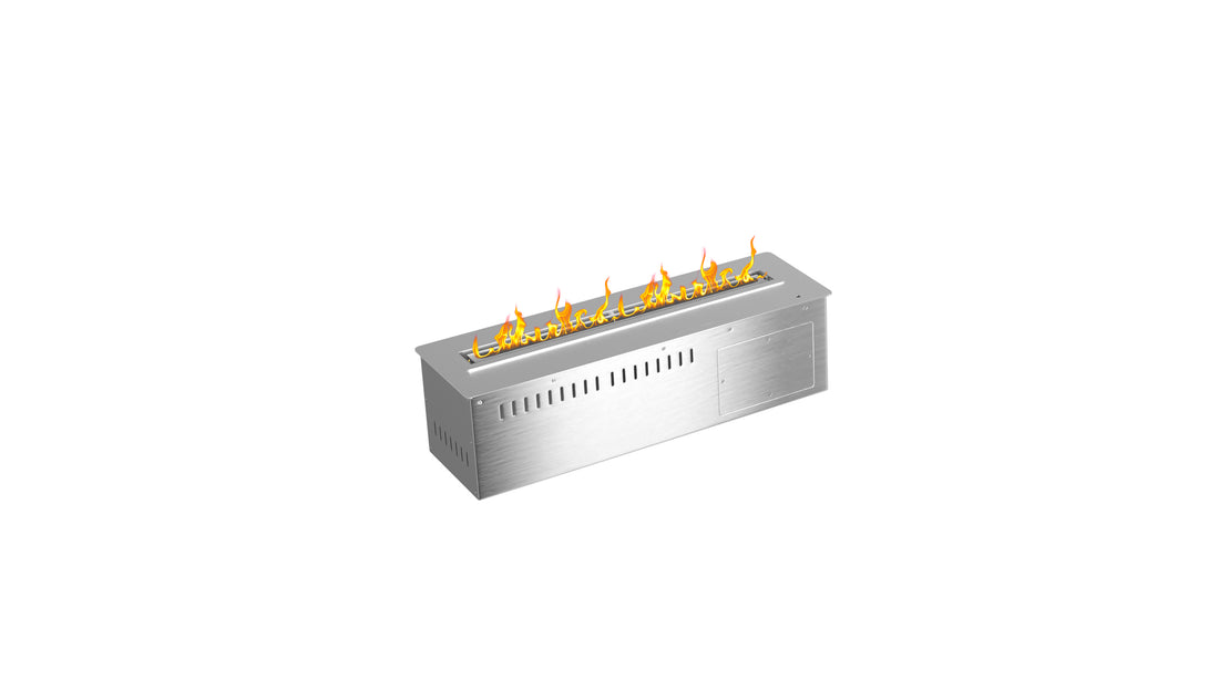 Ignis Smart Bio-Ethanol Cassette Fire 24 inch Carbon Black