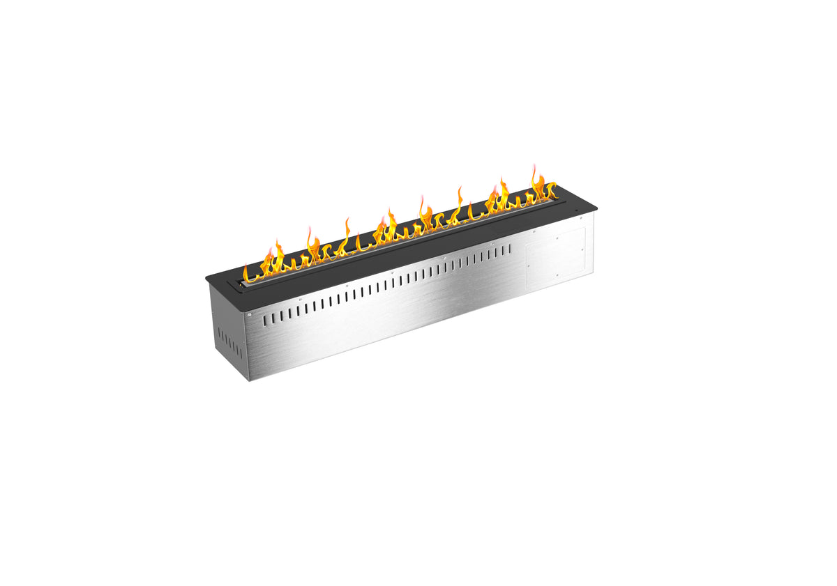 Ignis Smart Bio-Ethanol Cassette Fire 30 inch Carbon Black
