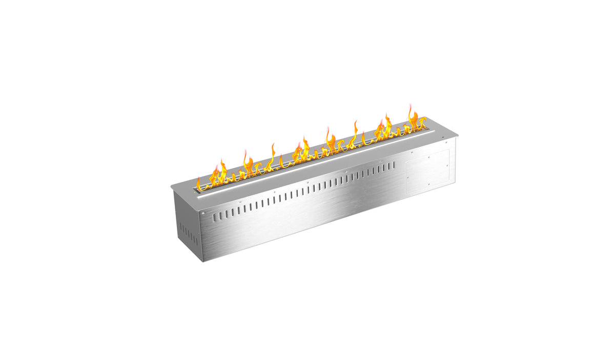 Ignis Smart Bio-Ethanol Cassette Fire 30 inch Brushed Stainless Steel