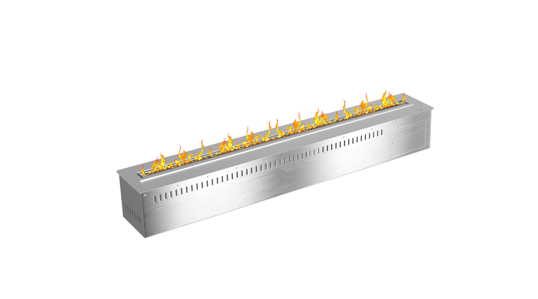 Ignis Smart Bio-Ethanol Cassette Fire 36 inch Carbon Black