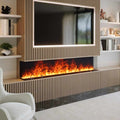 Ignis Smart Electric Cassette Fire 78 inch panoramic flame effect